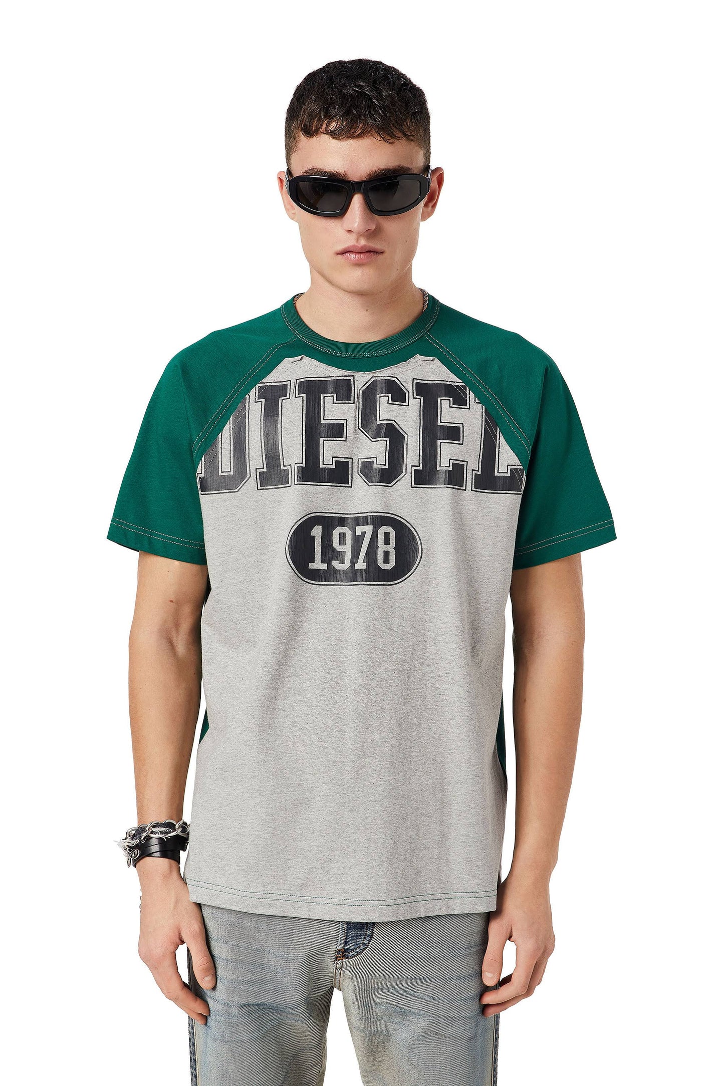 Diesel T-Raglen T-Shirt