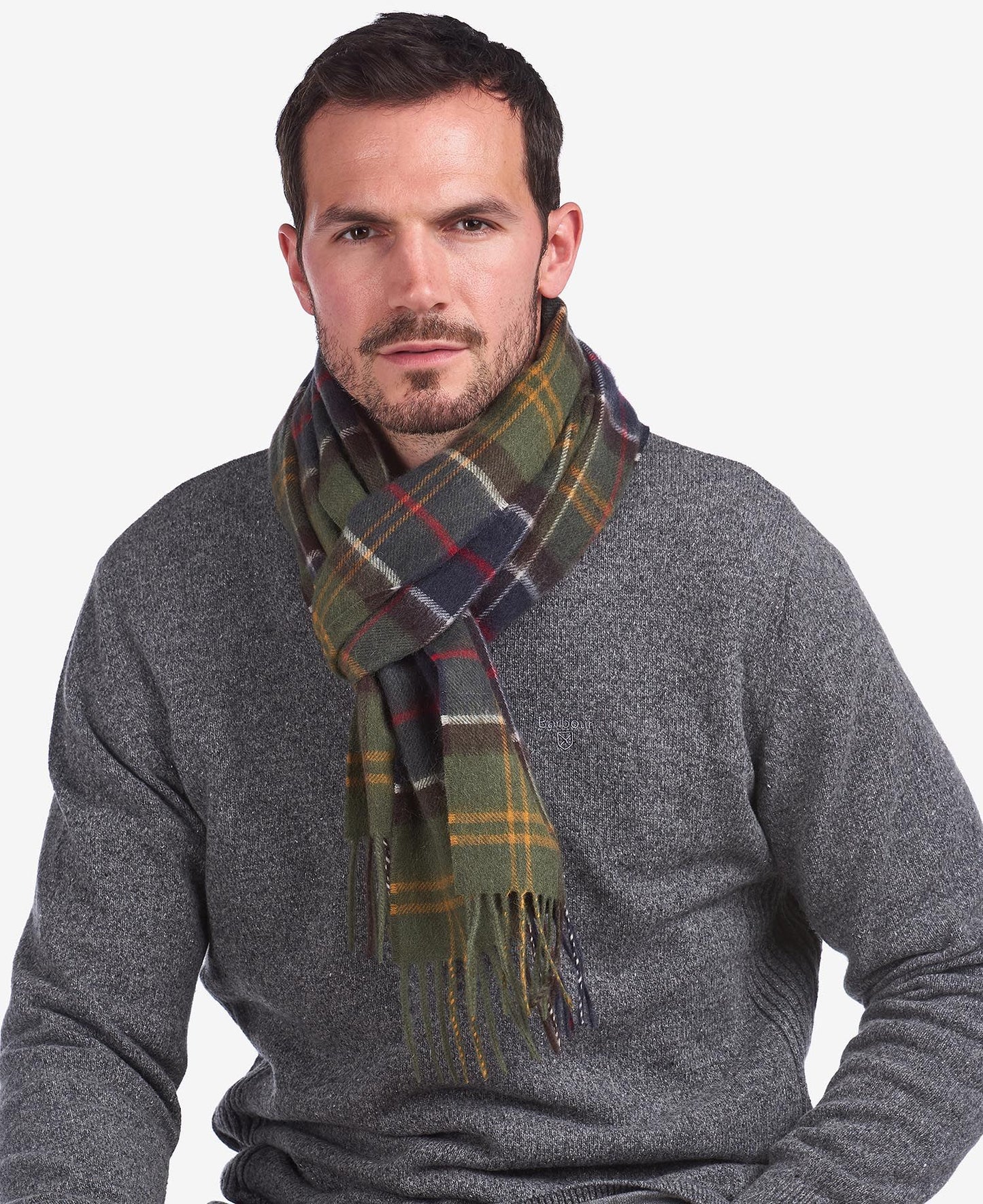 Barbour Wool and Cashmere Scarf