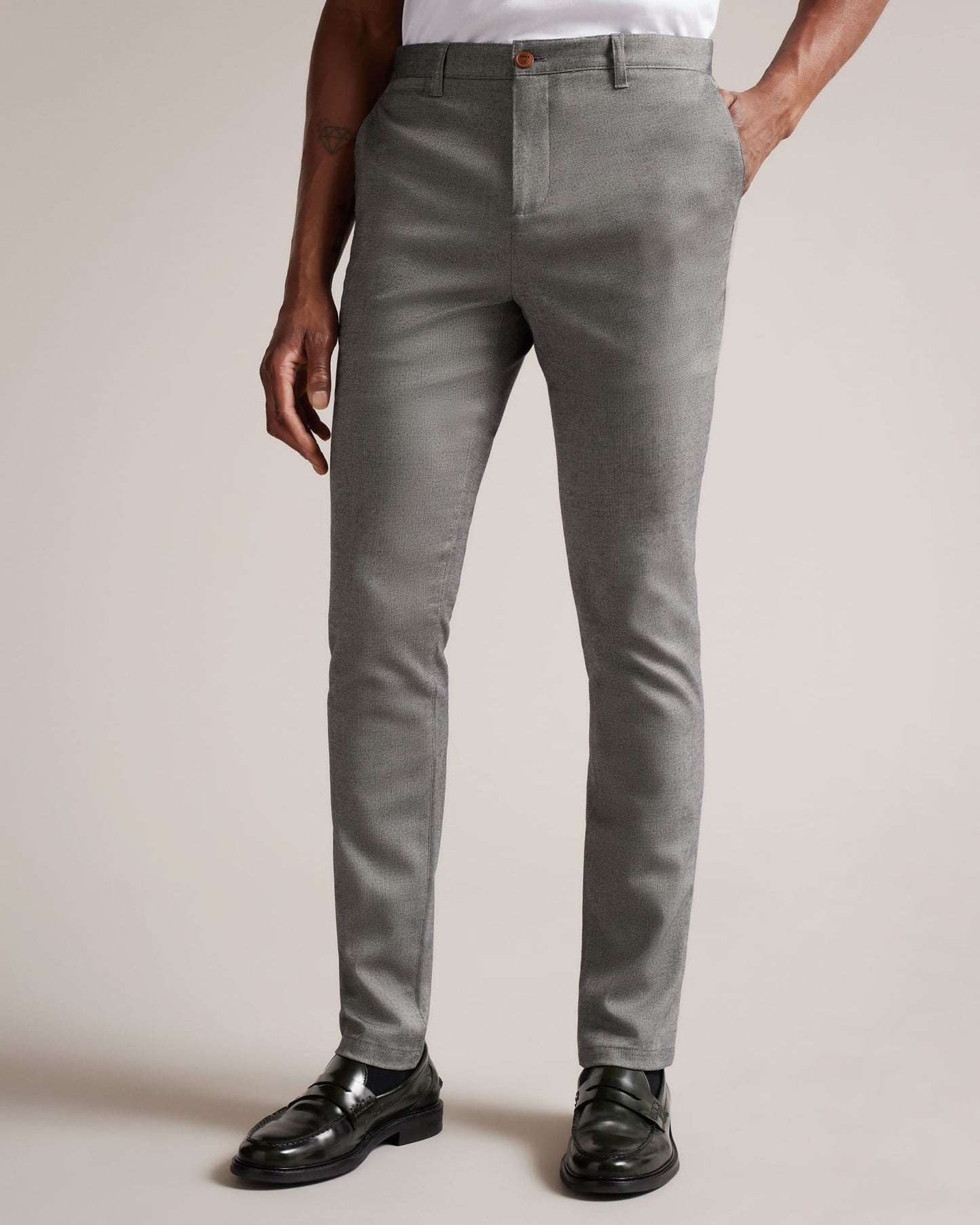 Ted Baker Irvine Fit Textured Trousers