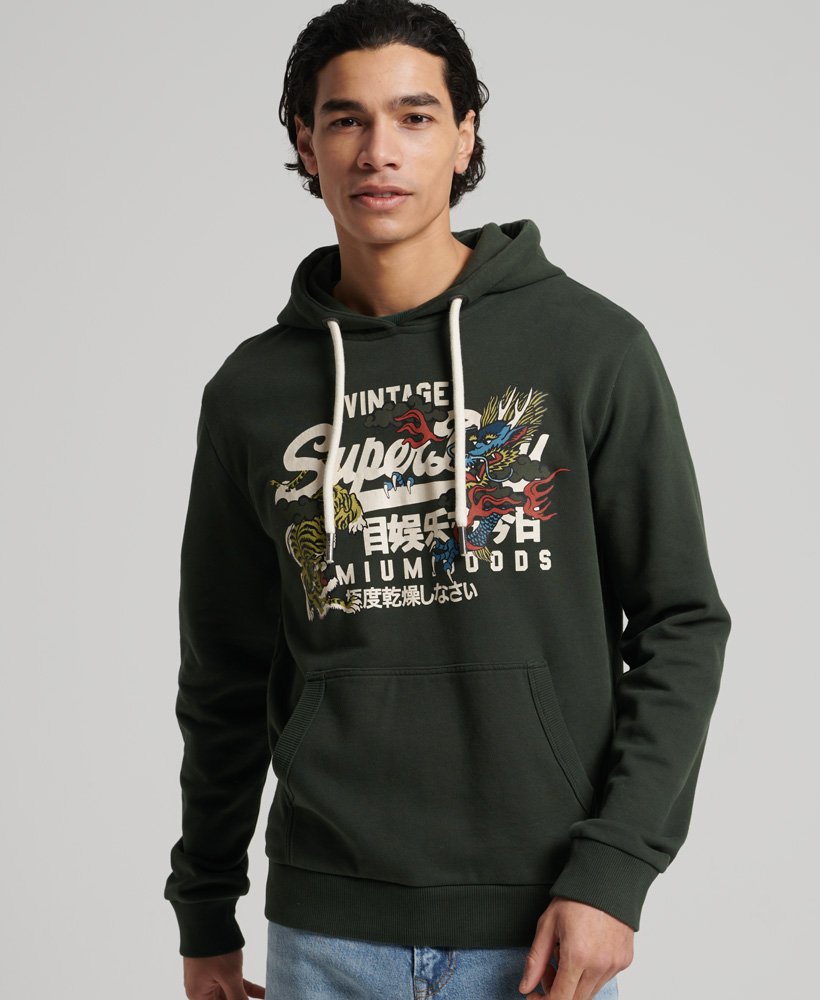 Superdry Vintage Logo Narrative Hood