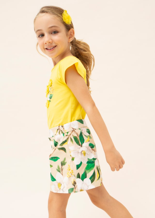 Mayoral Girls Print Skort 3906