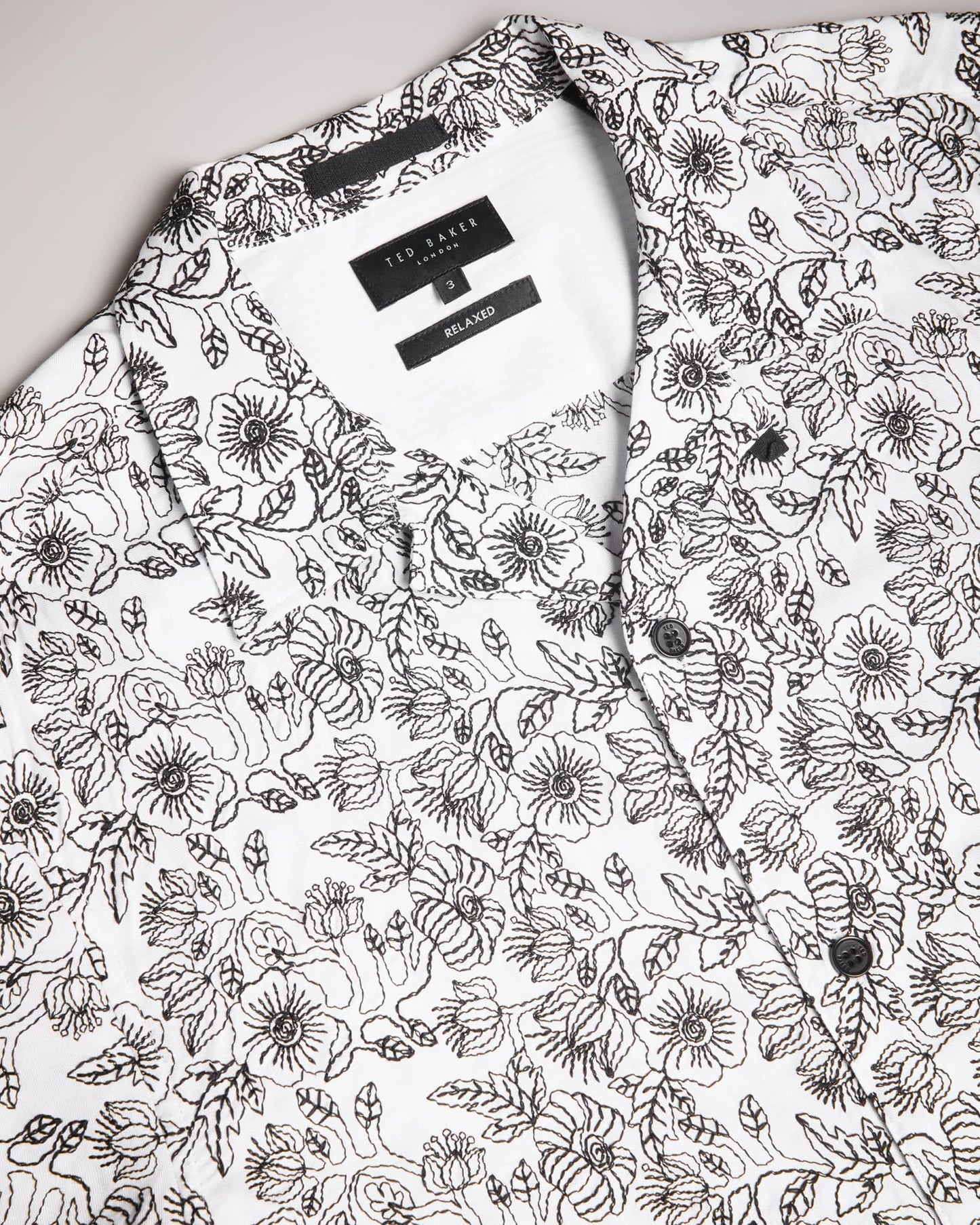 Ted Baker Mulben SS Embroidered Shirt