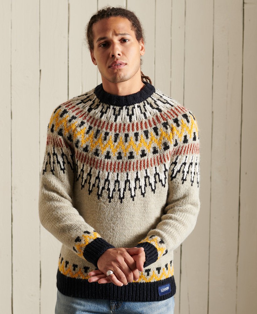 Superdry Jacquard Statement Crew