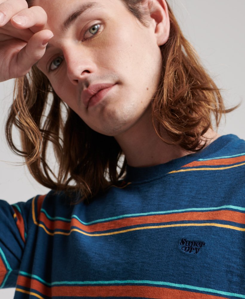 Superdry Vintage Textured Stripe T-Shirt