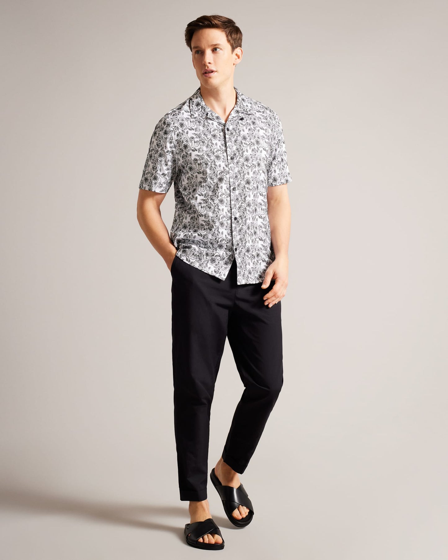 Ted Baker Mulben SS Embroidered Shirt