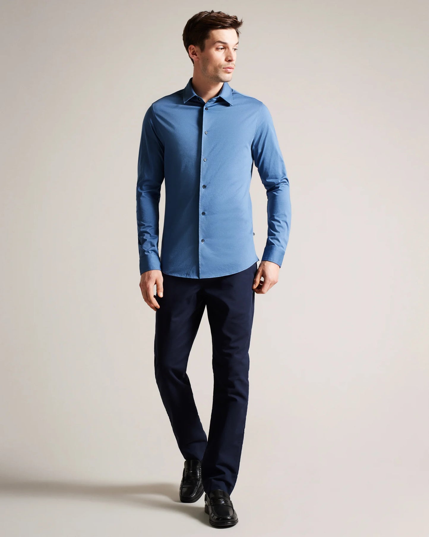 Ted Baker Marros Long Sleeve Jersey Shirt