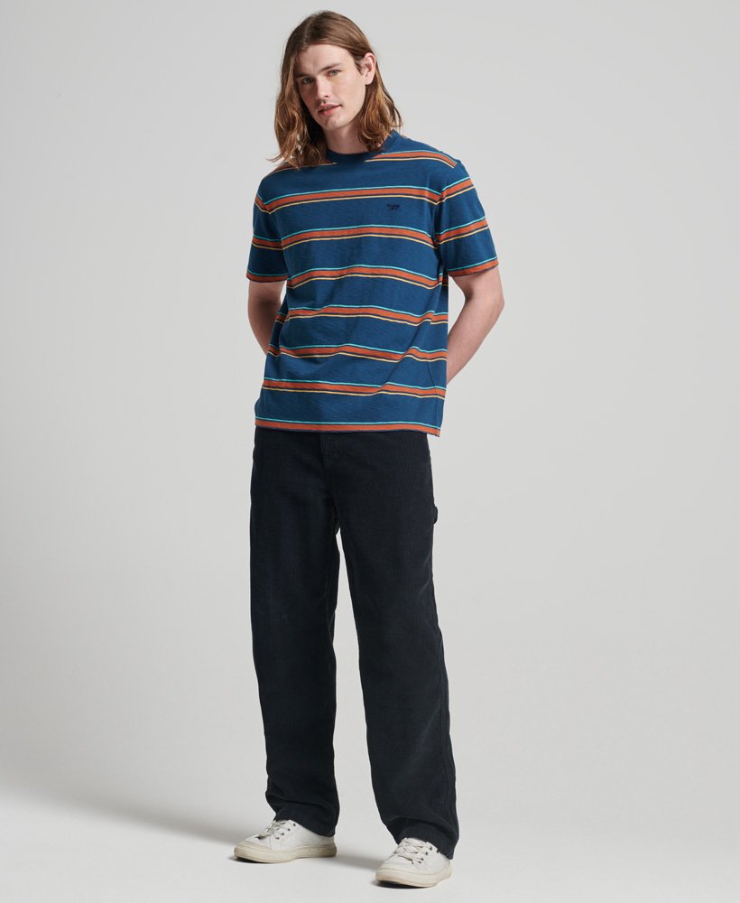 Superdry Vintage Textured Stripe T-Shirt