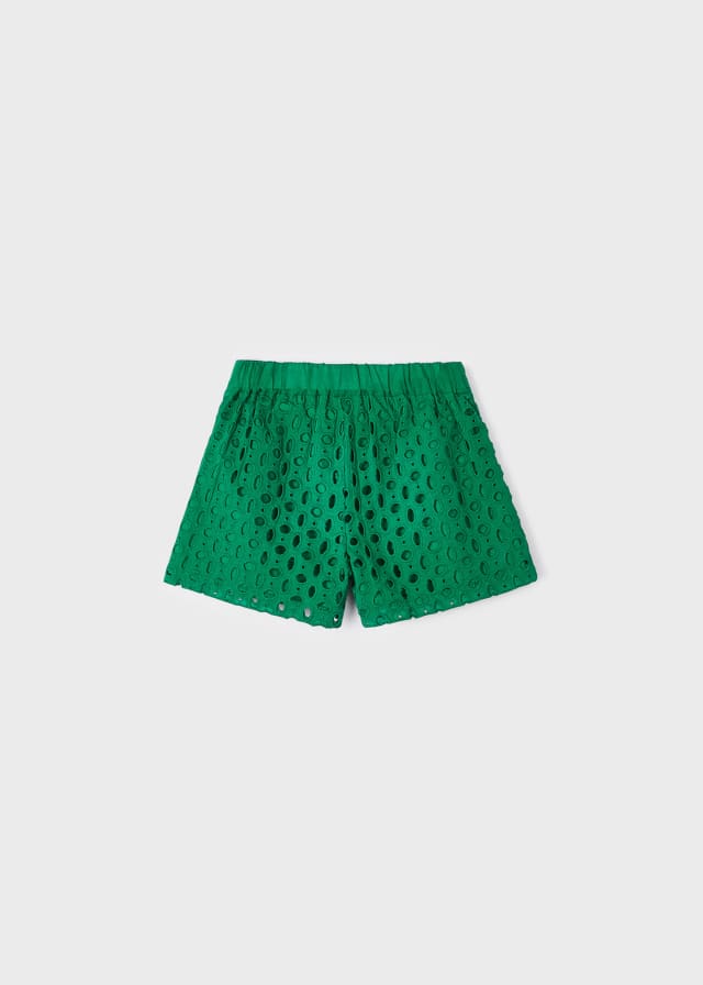 Mayoral Girls Perforated Shorts 3201