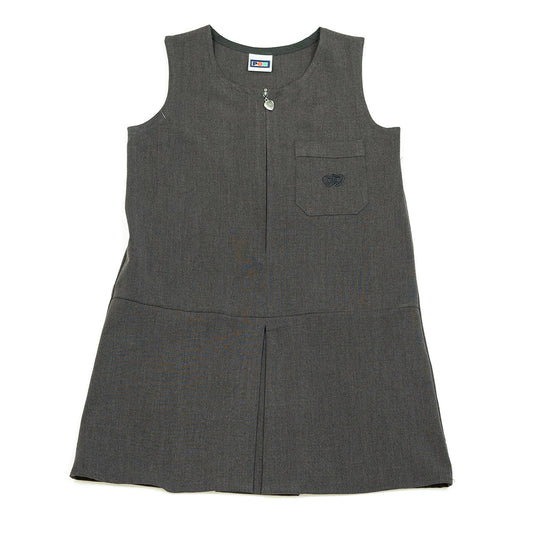 PEX Grey School Pinafore